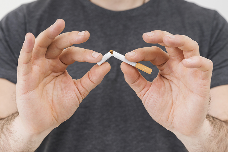 Break cigarette
